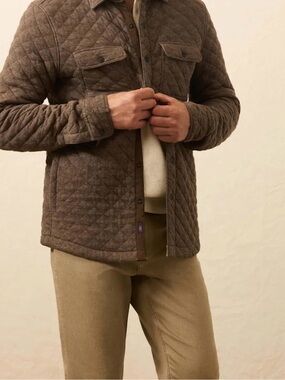 Quilted Brown Men's Jacket